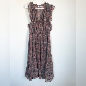 BB Dakota Multicolor Floral Maxi Dress